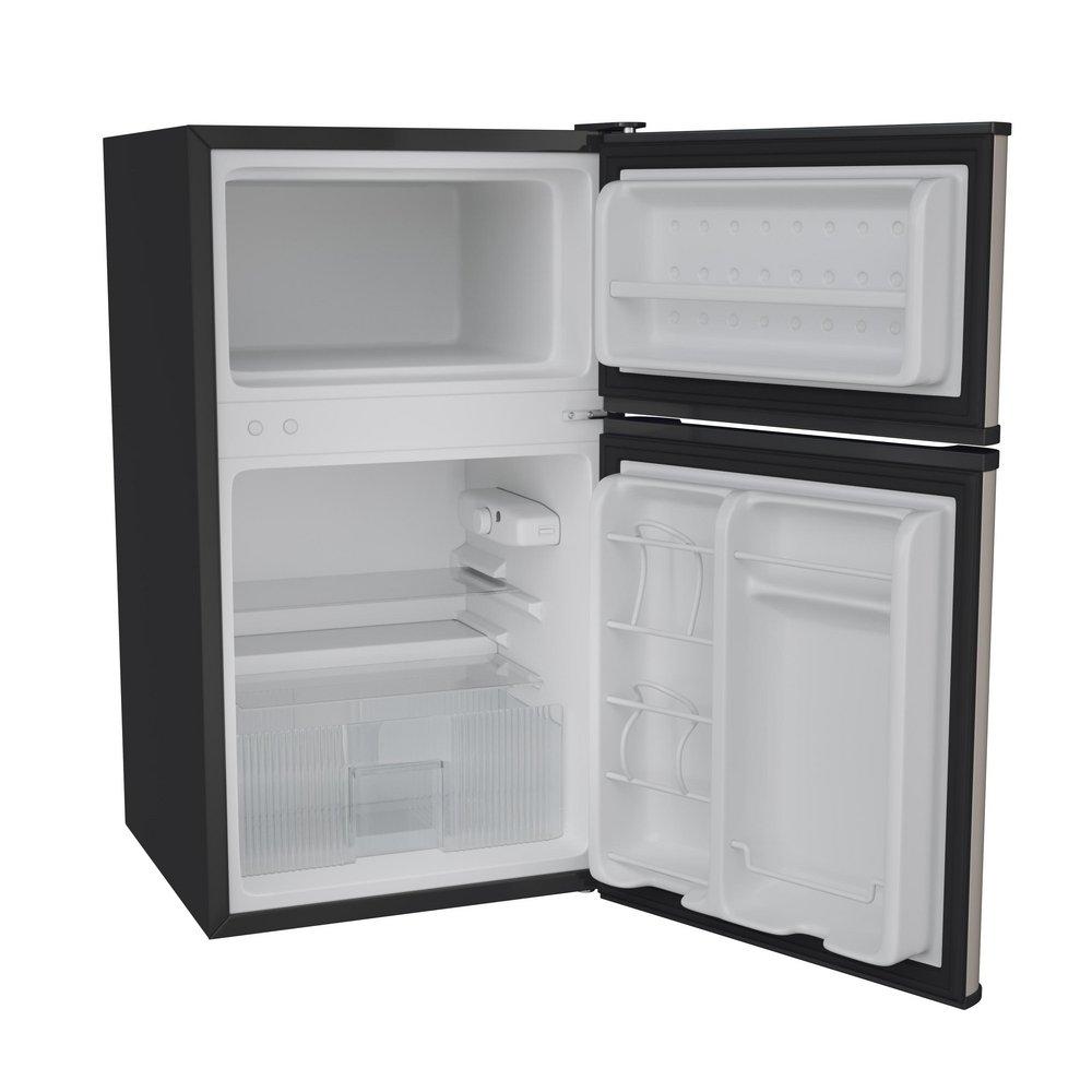 Edgestar Stainless Steel 18-11/16 in. 3.1 cu. ft. Top Mount Freezer Refrigerator 