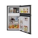 Edgestar Stainless Steel 18-11/16 in. 3.1 cu. ft. Top Mount Freezer Refrigerator 