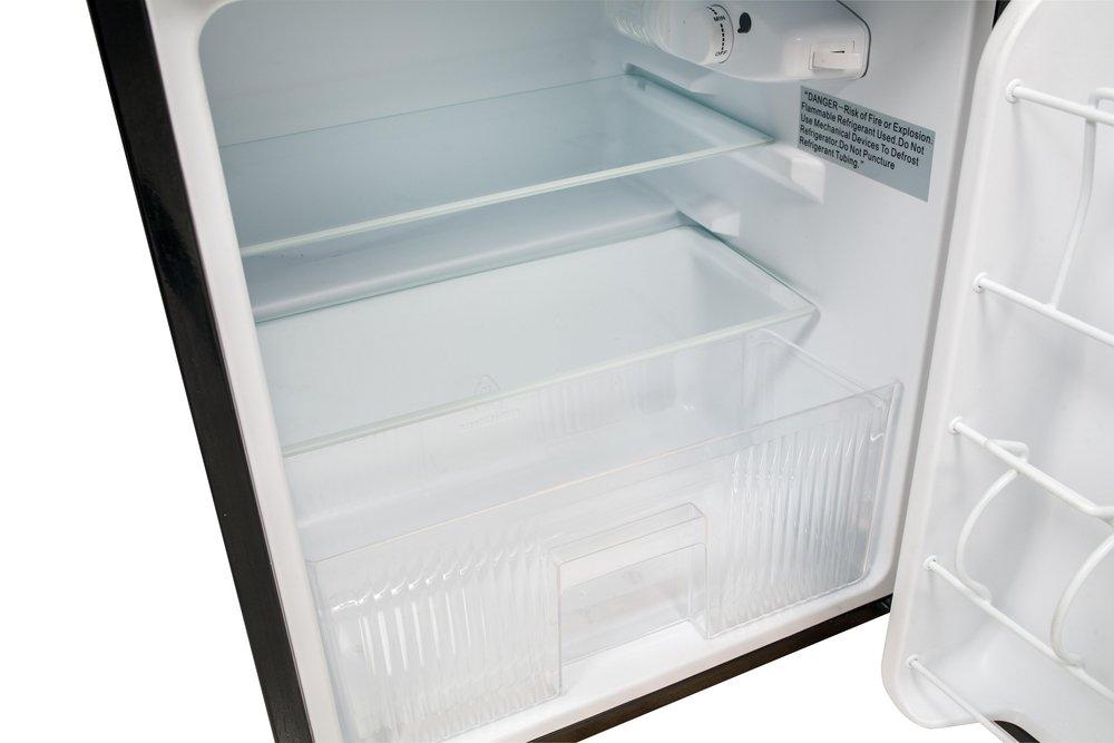 Edgestar Stainless Steel 18-11/16 in. 3.1 cu. ft. Top Mount Freezer Refrigerator 
