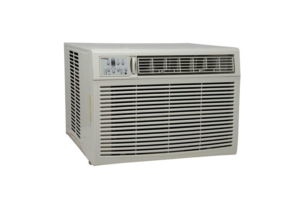 Koldfront White Window Air Conditioner with Supplemental Heat 