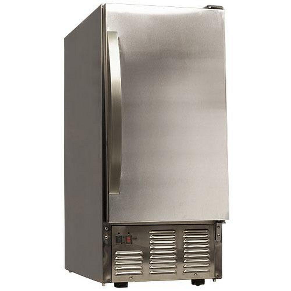 Edgestar Stainless Steel 33-1/2 in. 25 lb Ice Maker 