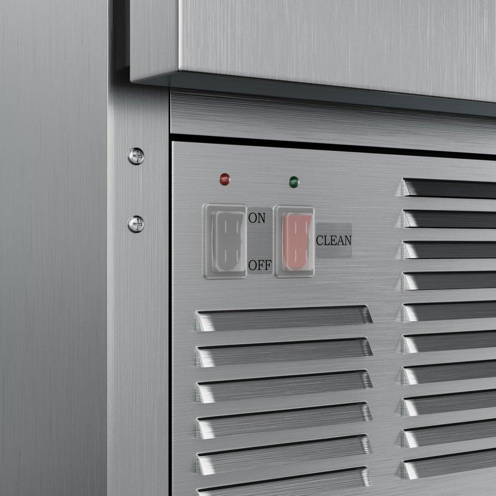 Edgestar Stainless Steel 33-1/2 in. 25 lb Ice Maker 