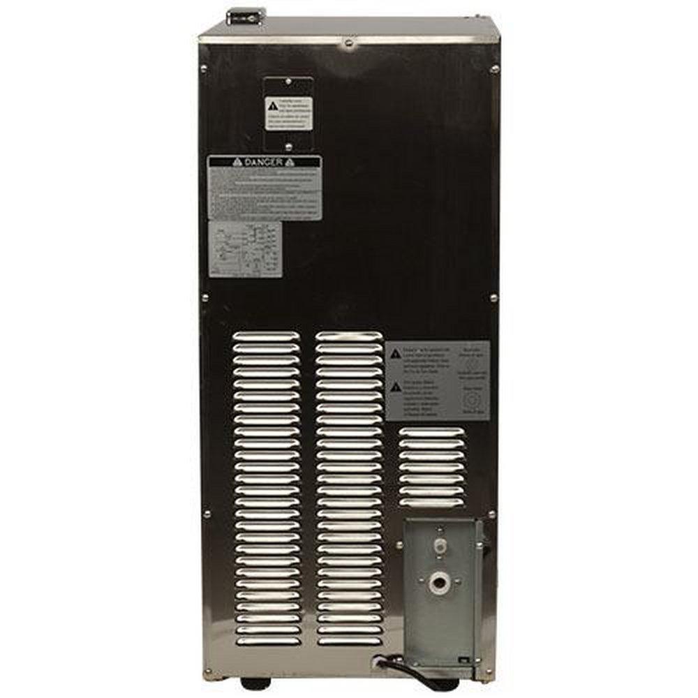 Edgestar Stainless Steel 33-1/2 in. 25 lb Ice Maker 