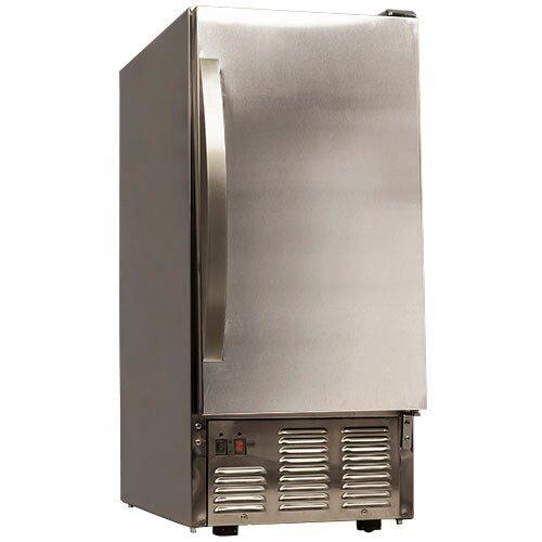Edgestar Stainless Steel 33-1/2 in. 25 lb Ice Maker 