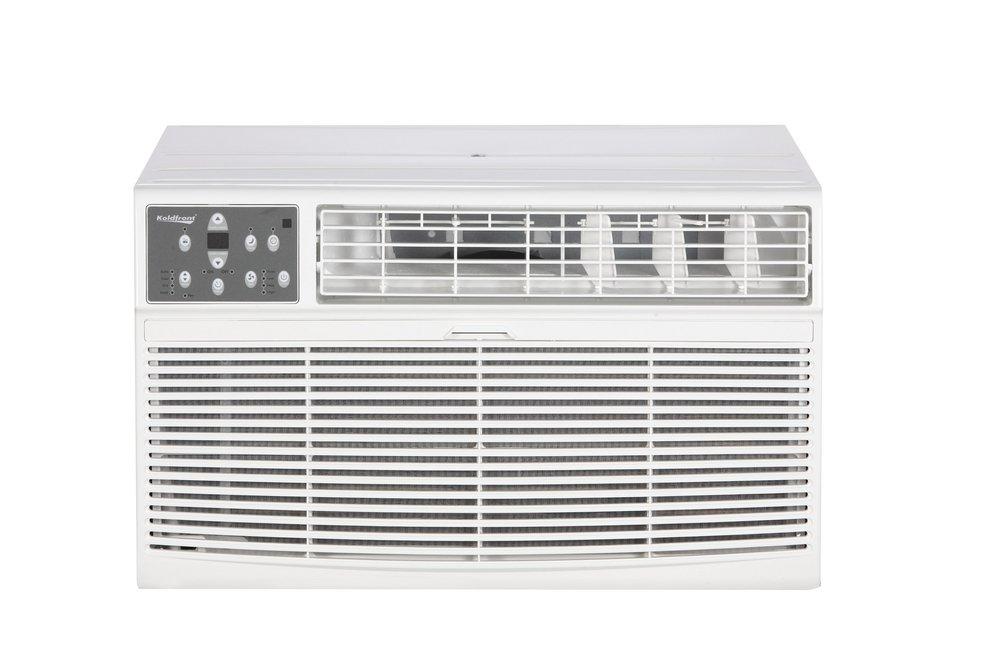 Koldfront White Through the Wall Air Conditioner with Supplemental Heat 