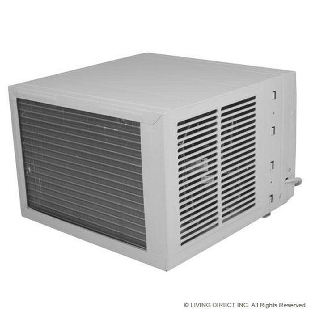 Koldfront White Window Air Conditioner with Supplemental Heat 