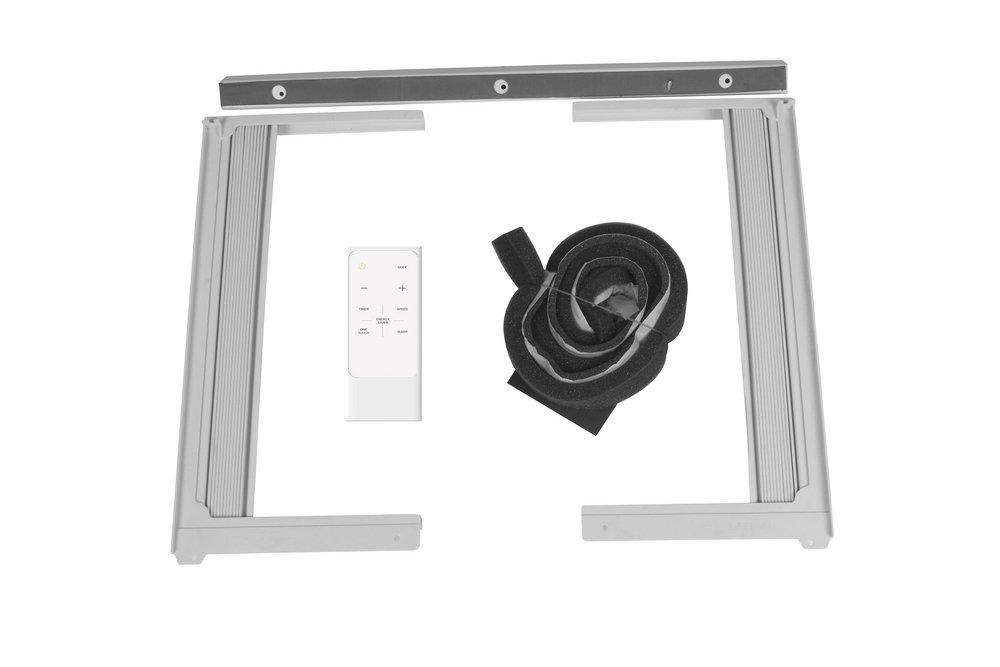 Koldfront White Window Air Conditioner with Supplemental Heat 