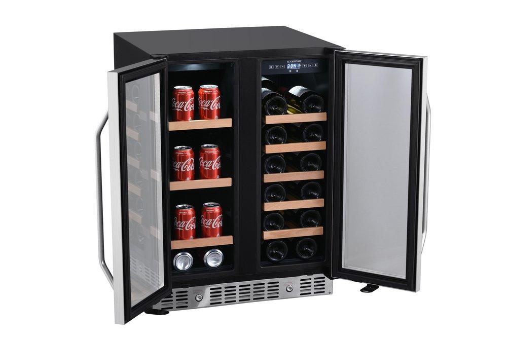 Edgestar Stainless Steel 23-3/8 in. 7.75 cu. ft. Beverage Cooler 