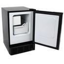 Edgestar Stainless Steel/Black Built-in Crescent Ice Maker in Stainless Steel/Black 