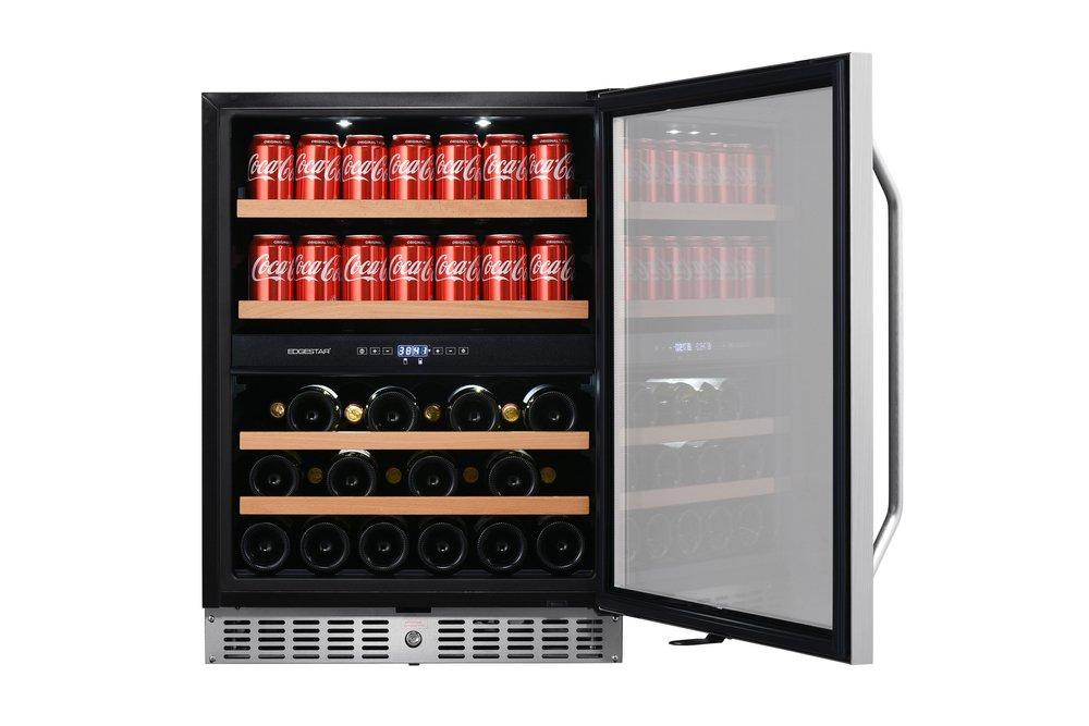 Edgestar Stainless Steel 23-3/8 in. 7.94 cu. ft. Beverage Cooler 