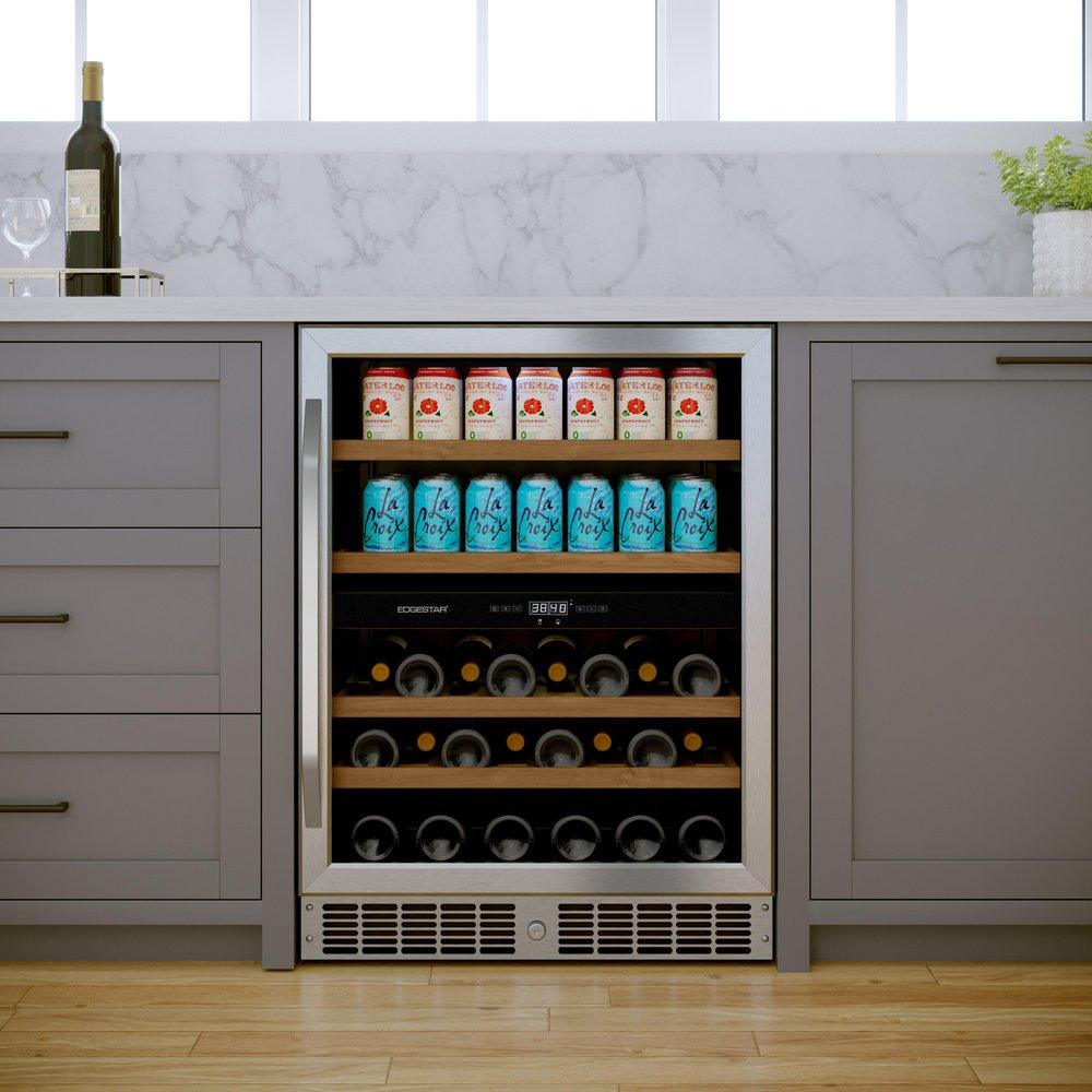 Edgestar Stainless Steel 23-3/8 in. 7.94 cu. ft. Beverage Cooler 