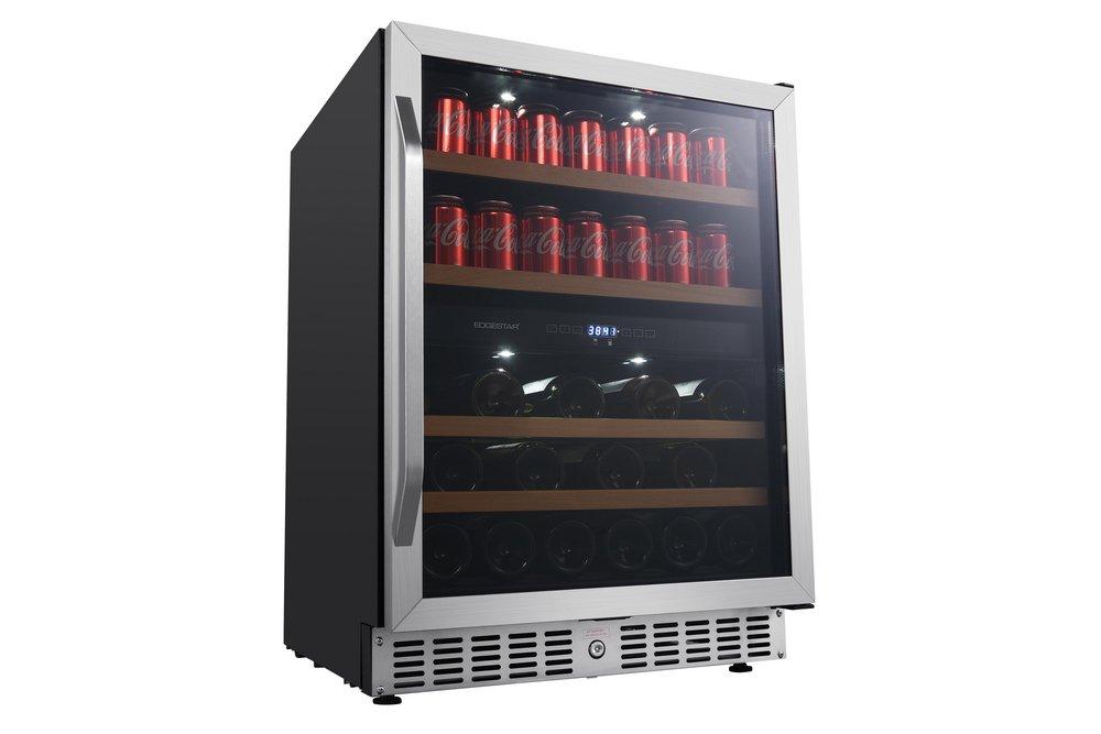 Edgestar Stainless Steel 23-3/8 in. 7.94 cu. ft. Beverage Cooler 