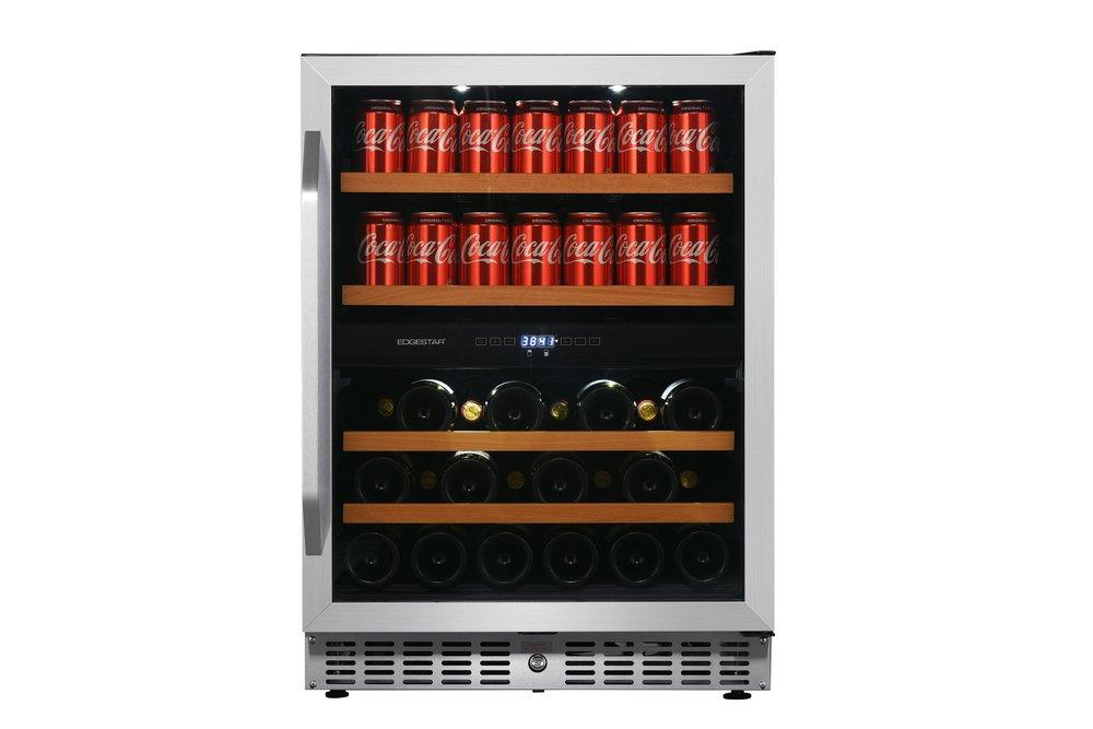 Edgestar Stainless Steel 23-3/8 in. 7.94 cu. ft. Beverage Cooler 