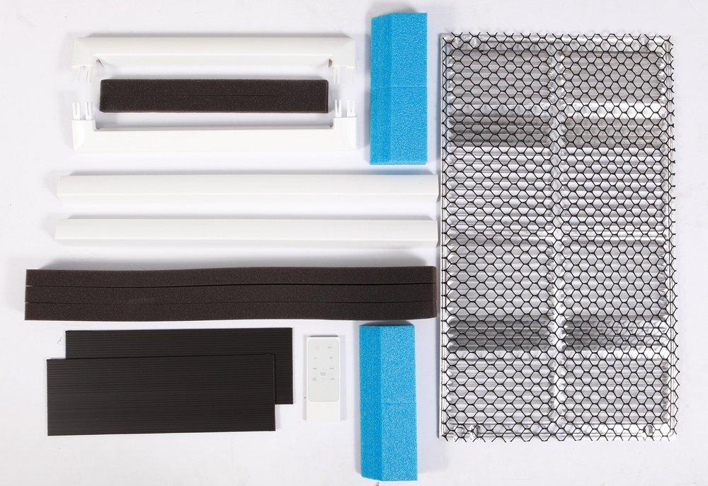 Koldfront White Through the Wall Air Conditioner with Supplemental Heat 