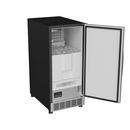 Edgestar Stainless Steel 32-3/5 in. 25 lb Ice Maker 
