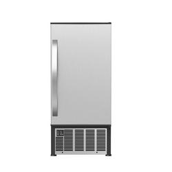 32-3/5 in. 25 lb Ice Maker in Stainless Steel