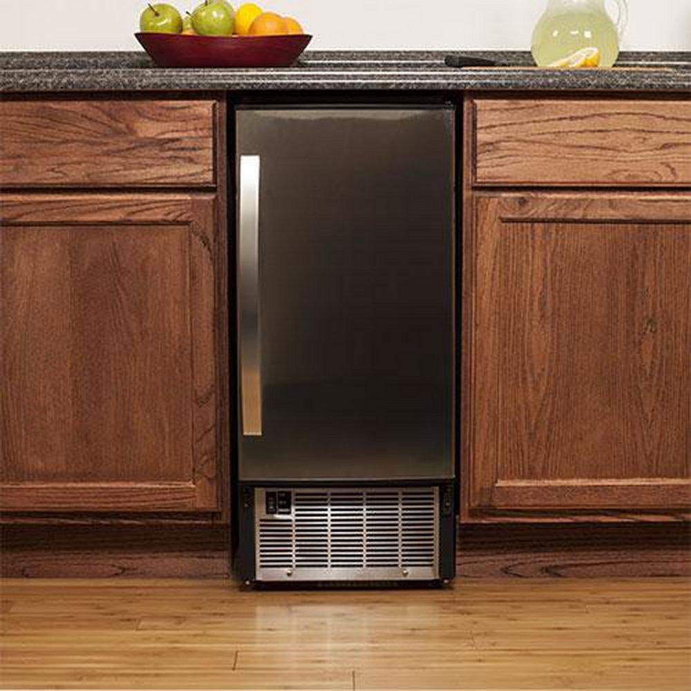 Edgestar Stainless Steel Built-in and Freestanding Ice Maker 