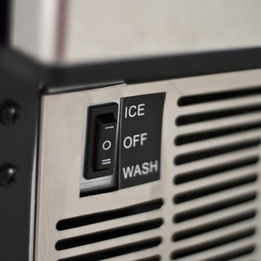 Edgestar Stainless Steel Built-in and Freestanding Ice Maker 