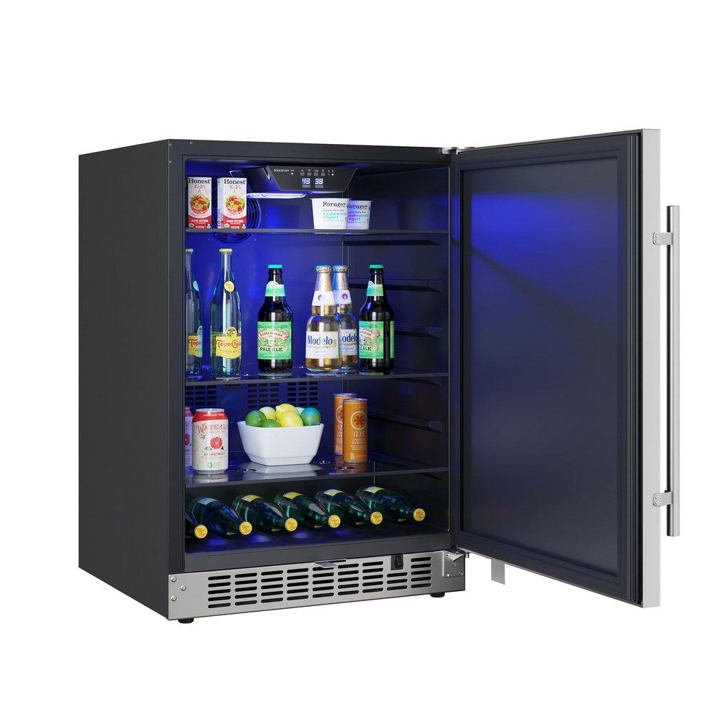Edgestar Stainless Steel 23-7/16 in. 5.49 cu. ft. Beverage Cooler 