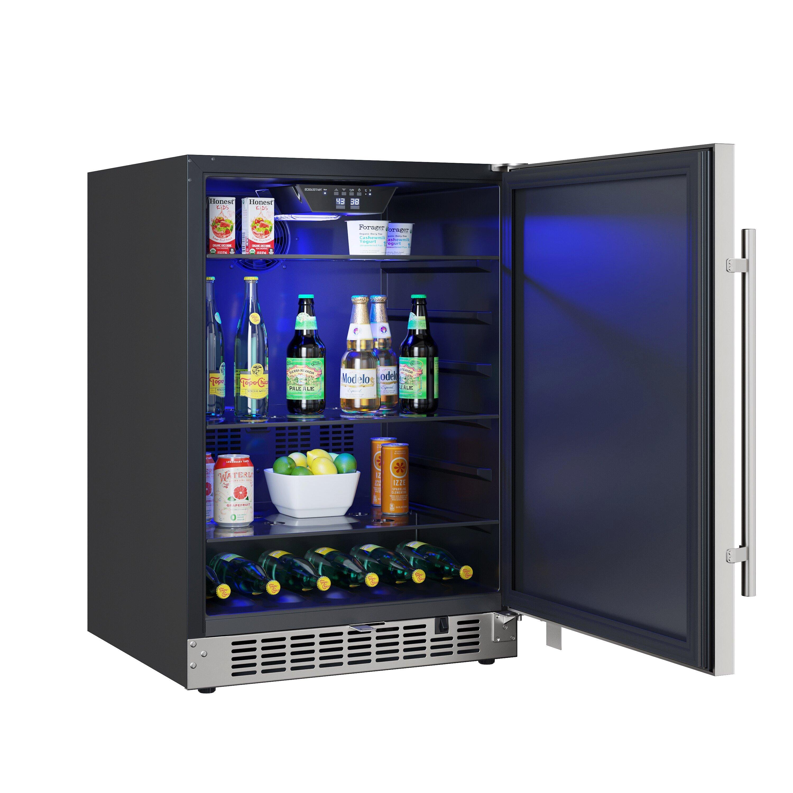 Edgestar Stainless Steel 23-7/16 in. 5.49 cu. ft. Beverage Cooler 