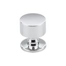 1-1/8 in. Lily Knob in Polished Chrome