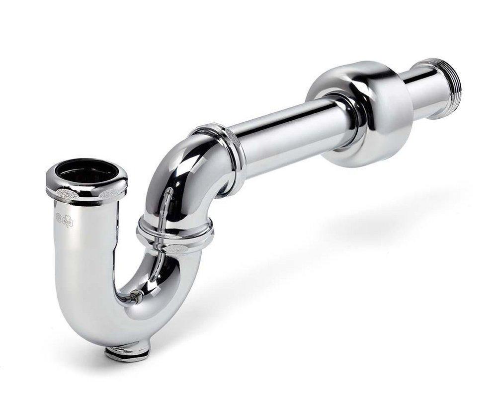 McGuire Manufacturing Chrome Plated Brass P-Trap 