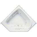 Aquarius Industries White 60 x 60 in. Corner Drop-In Whirlpool with Drain in White 