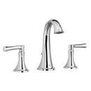 Two Handle Widespread Bathroom Sink Faucet in Polished Chrome