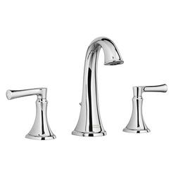 Two Handle Widespread Bathroom Sink Faucet in Polished Chrome