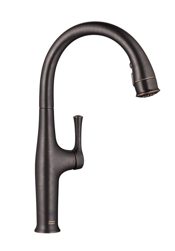 American Standard Legacy Bronze Single Handle Pull Down Kitchen Faucet 