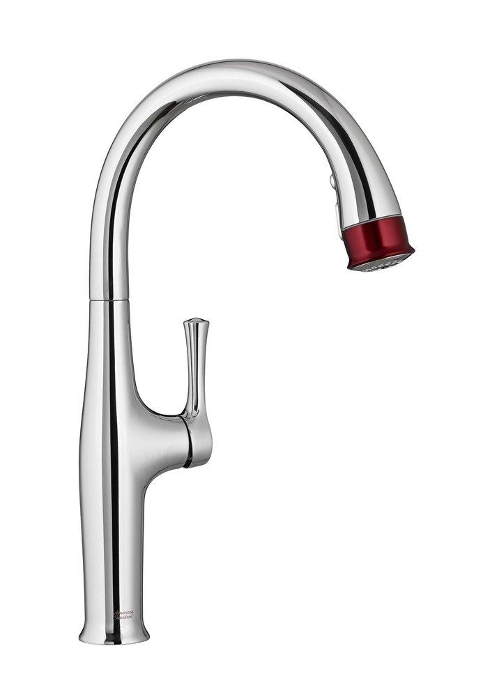 American Standard Polished Chrome Single Handle Pull Down Kitchen Faucet 