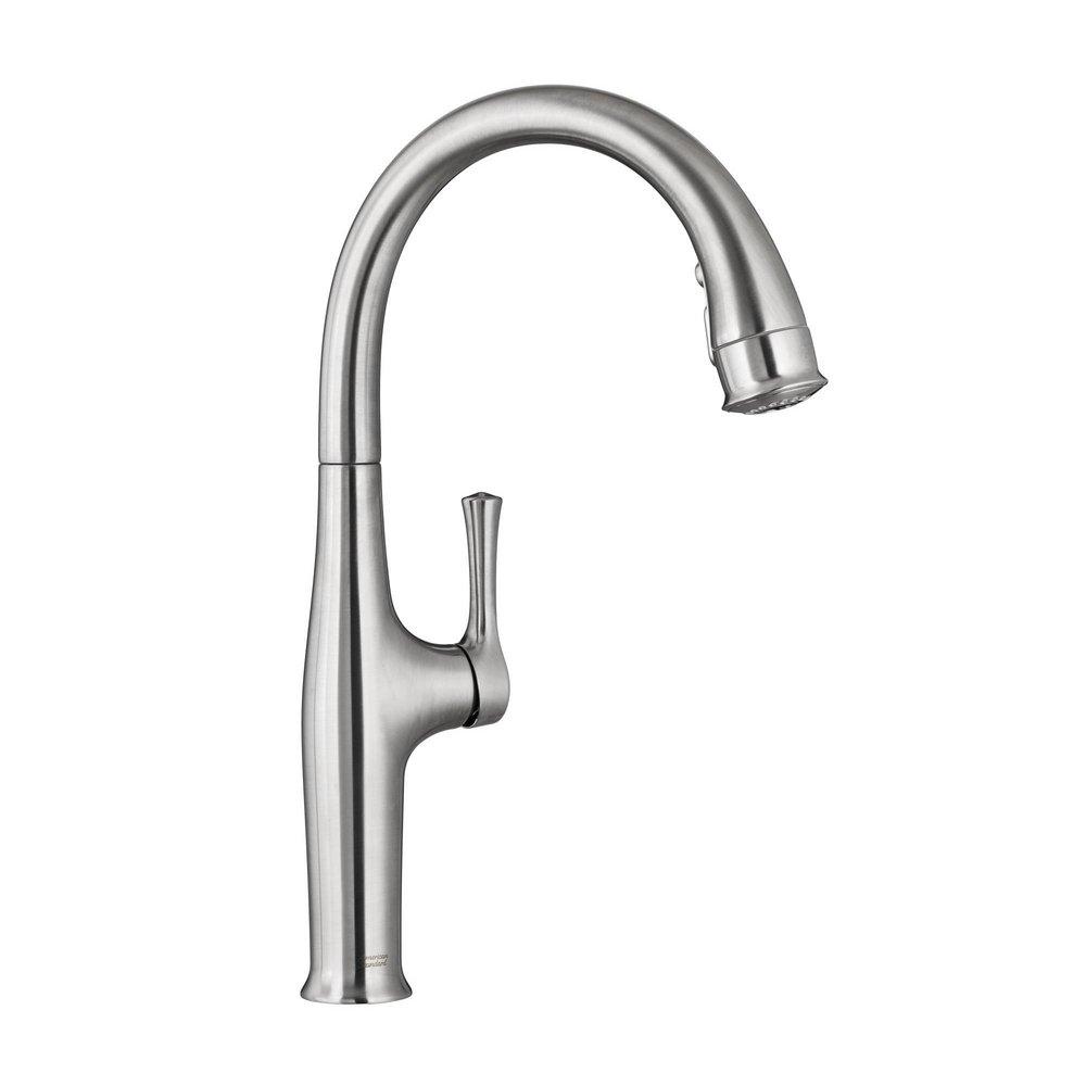 American Standard Stainless Steel - PVD Single Handle Pull Down Kitchen Faucet 