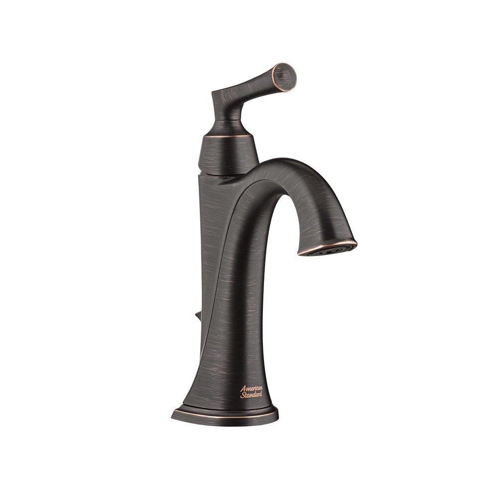 American Standard Legacy Bronze Single Handle Monoblock Bathroom Sink Faucet 