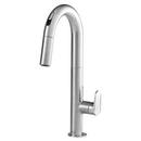 Single Handle Pull Down Touchless Kitchen Faucet in Stainless Steel - PVD