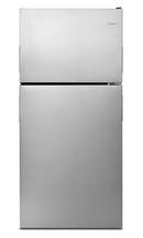 Amana Stainless Steel 29-3/4 in. 18 cu. ft. Top Mount Freezer Refrigerator 