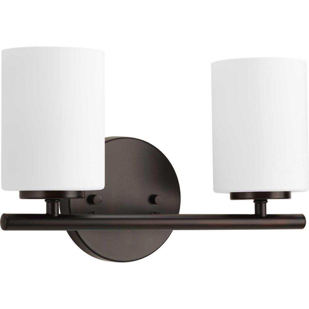 Progress Lighting Antique Bronze 2-Light Bath Light 