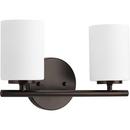 Progress Lighting Antique Bronze 2-Light Bath Light 