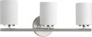 Progress Lighting Brushed Nickel 100W 3-Light Medium E-26 Base Incandescent Bath Light 