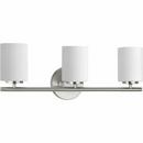 Progress Lighting Brushed Nickel 100W 3-Light Medium E-26 Base Incandescent Bath Light 