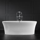67 x 31-1/2 in. Freestanding Bathtub with Center Drain in Englishcast™ White