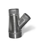 6 in. x 4 in. 26 ga Galvanized Steel Reducing Wye 