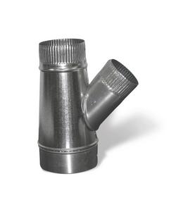 6 x 4 x 4 in. Galvanized Steel Duct Wye Branch