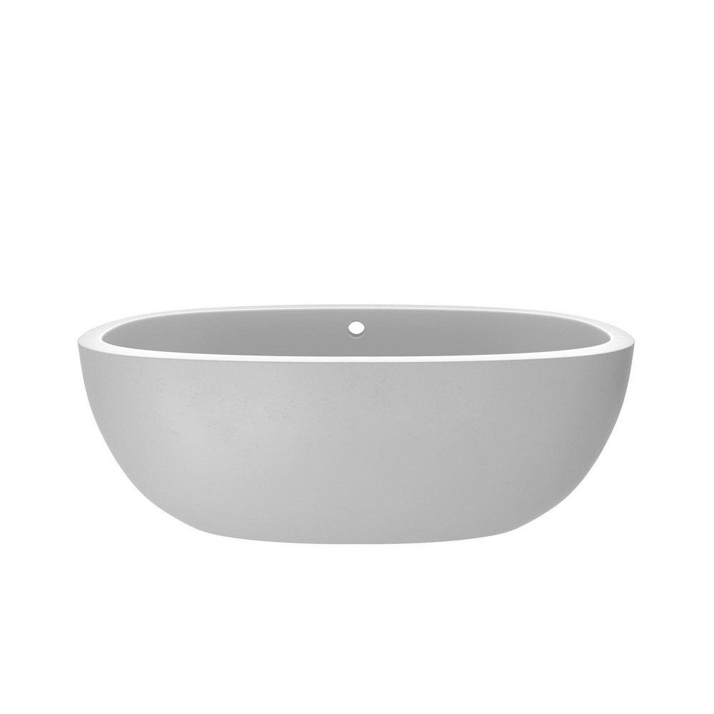 Native Trails Pearl 62 x 36 in. Freestanding Bathtub with Center Drain 