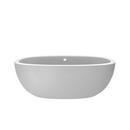 62 x 36 in. Freestanding Bathtub with Center Drain in Pearl