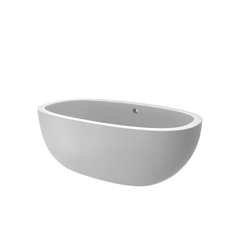 Native Trails Pearl 62 x 36 in. Freestanding Bathtub with Center Drain 