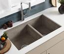 Native Trails Ash 33 x 21 in. Concrete Double Bowl Farmhouse Kitchen Sink 