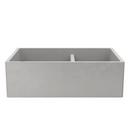 Native Trails Ash 33 x 21 in. Concrete Double Bowl Farmhouse Kitchen Sink 