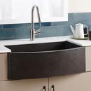 Native Trails Slate 33 x 20-1/2 in. Concrete Single Bowl Farmhouse Kitchen Sink 