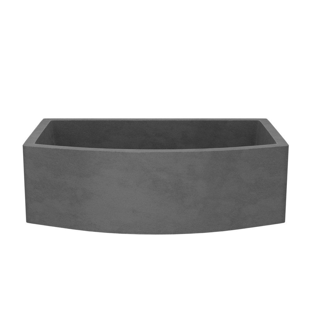 Native Trails Slate 33 x 20-1/2 in. Concrete Single Bowl Farmhouse Kitchen Sink 