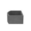 Native Trails Slate 33 x 20-1/2 in. Concrete Single Bowl Farmhouse Kitchen Sink 